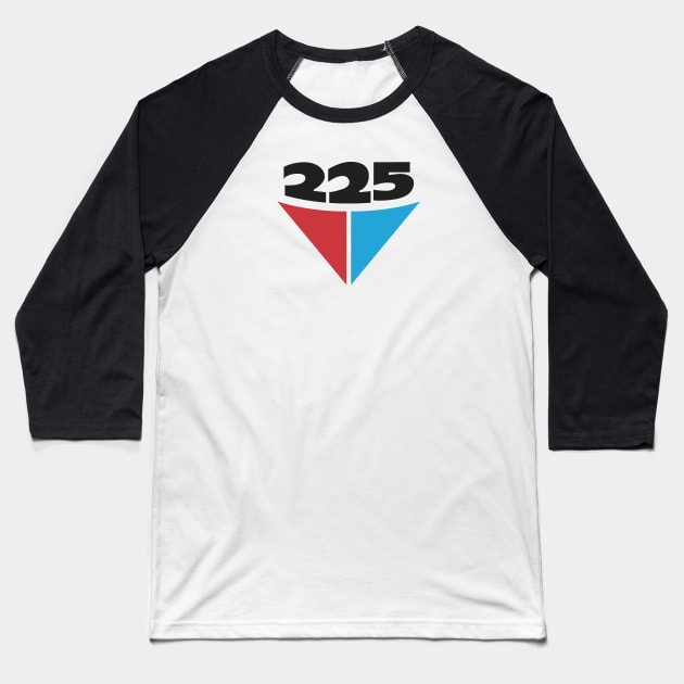 225 Aussie Valiant Badge (Full Color) Baseball T-Shirt by jepegdesign